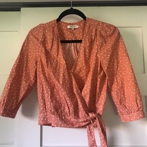 Madewell wrap top